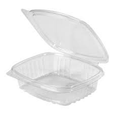AD8 8 OZ CLEAR GENPAK HINGED CONTAINER 200 CS